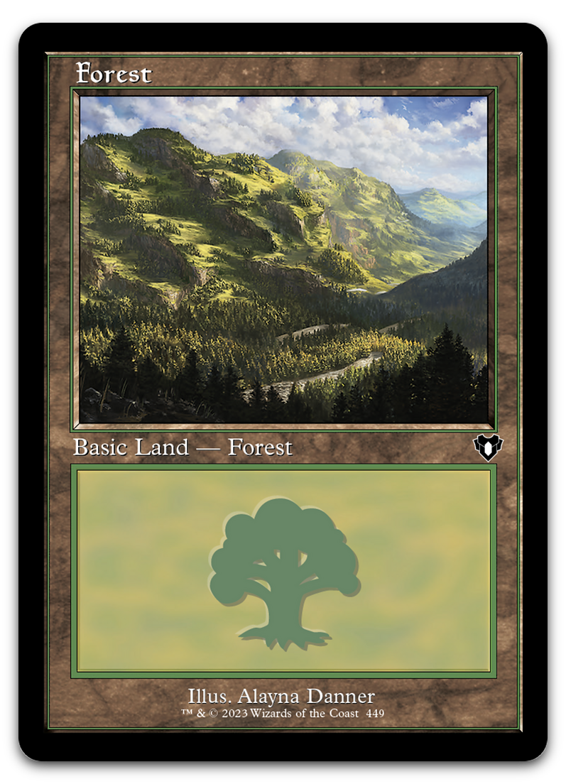 Forest (449) (Retro Frame) (Commander Masters)
