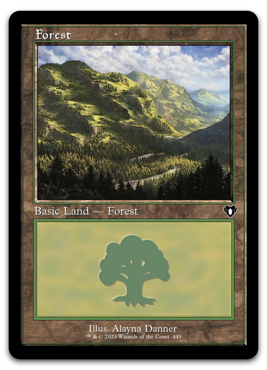 Forest (449) (Retro Frame) (Commander Masters)
