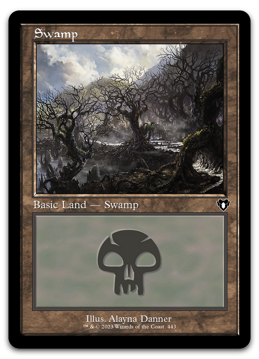 Swamp (443) (Retro Frame) (Commander Masters)