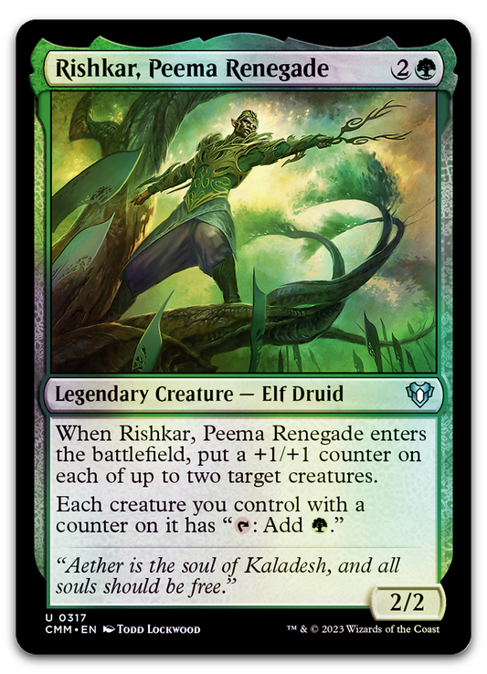 Rishkar, Peema Renegade (Commander Masters)