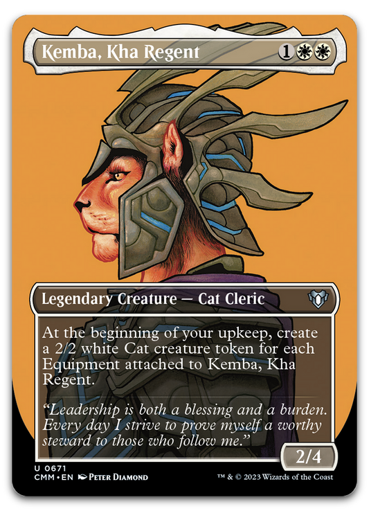 Kemba, Kha Regent (Borderless) (Commander Masters)