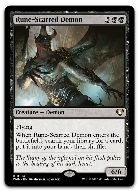 Rune-Scarred Demon (Commander Masters)