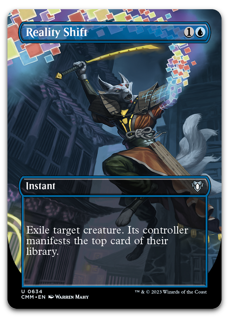 Reality Shift (Borderless) (Commander Masters)