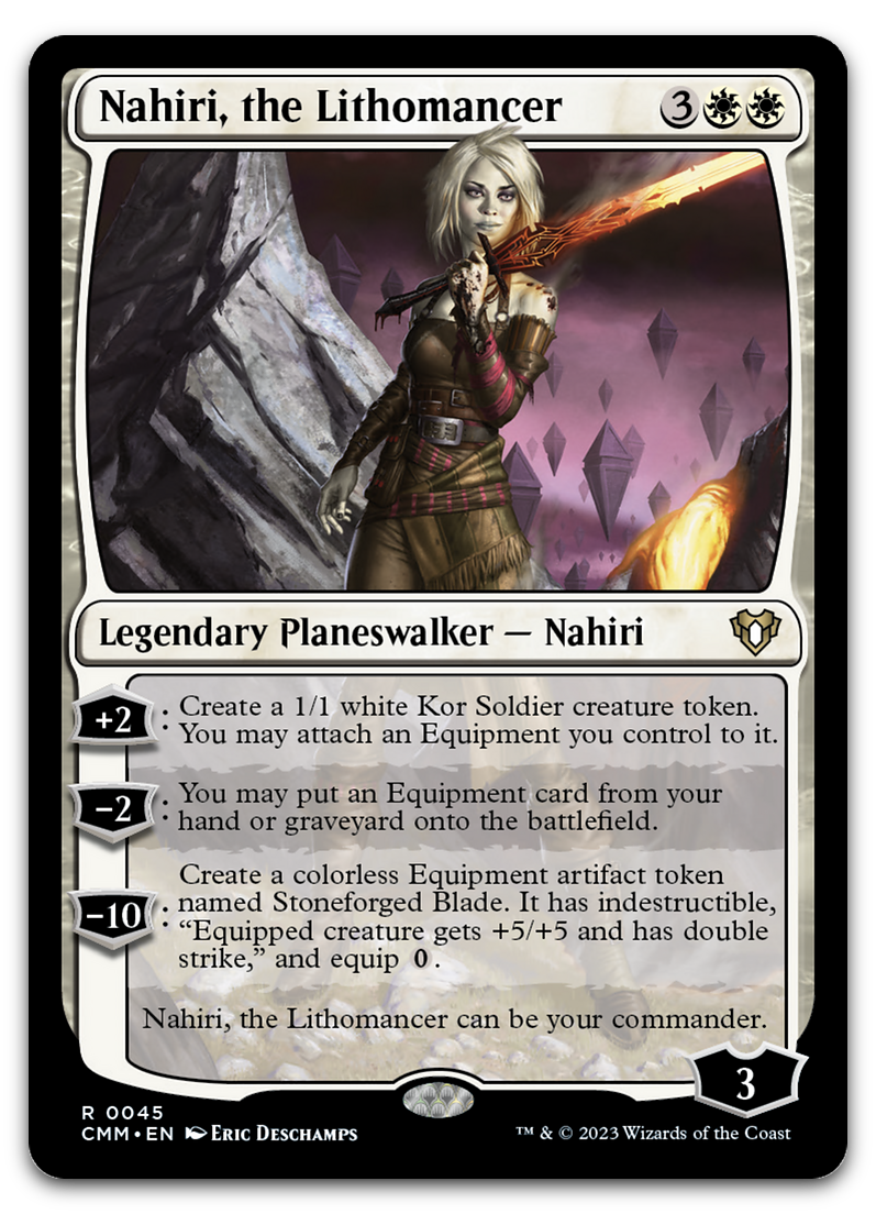 Nahiri, the Lithomancer (Commander Masters)