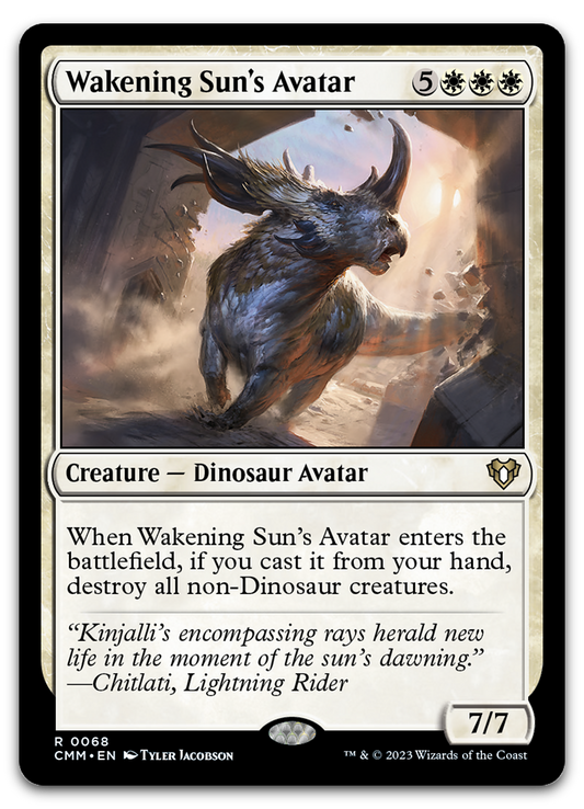 Wakening Sun's Avatar (Commander Masters)