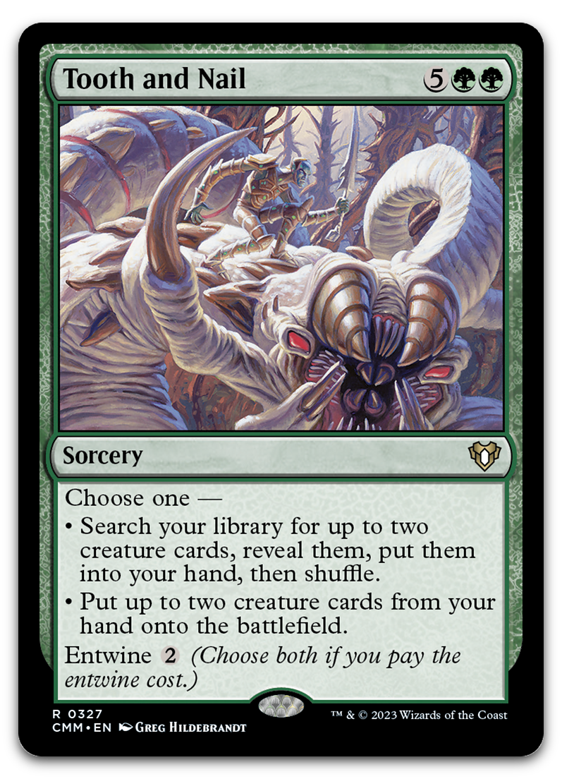 Tooth and Nail (Commander Masters)