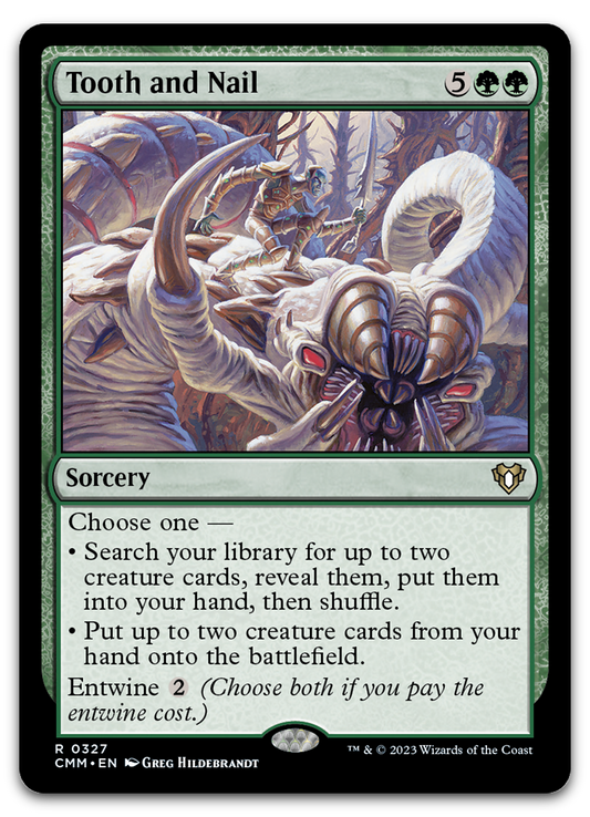 Tooth and Nail (Commander Masters)