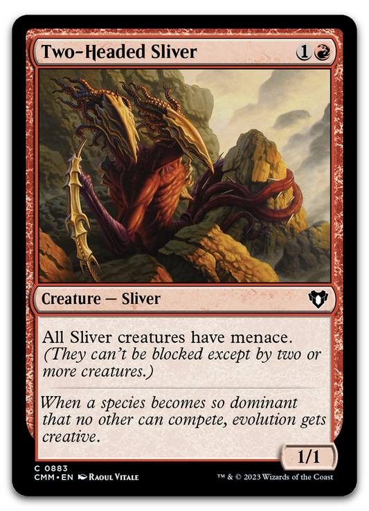 Two-Headed Sliver (Commander Masters)