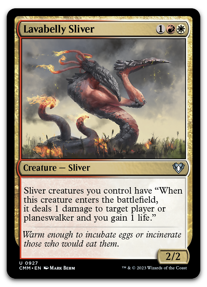 Lavabelly Sliver (Commander Masters)