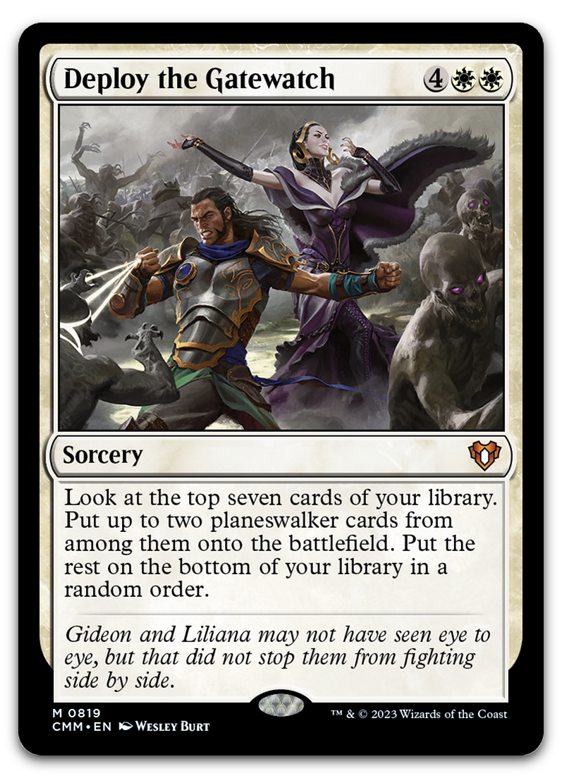 Deploy the Gatewatch (Commander Masters)