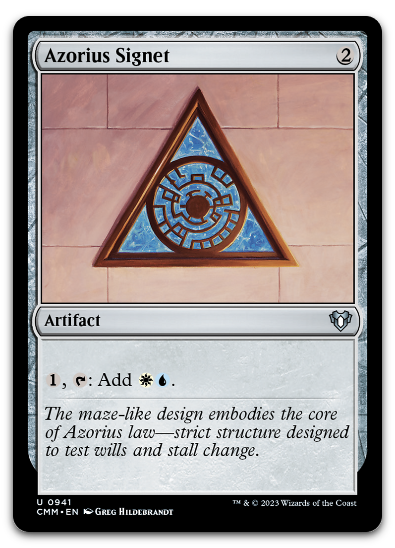 Azorius Signet (Commander Masters)