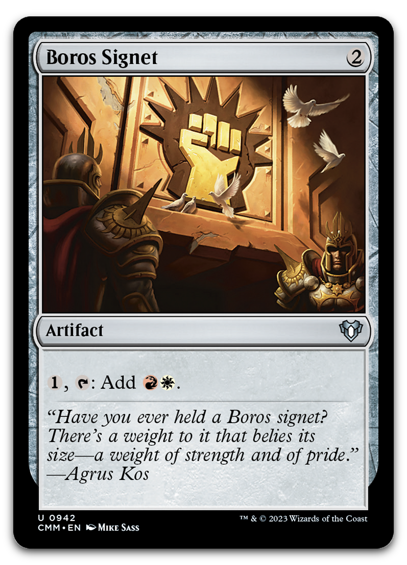 Boros Signet (Commander Masters)