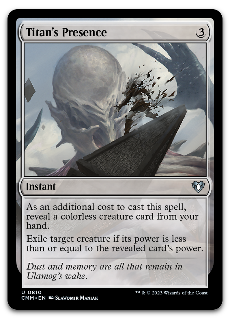Titan's Presence (Commander Masters)