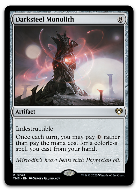 Darksteel Monolith (Commander Masters)