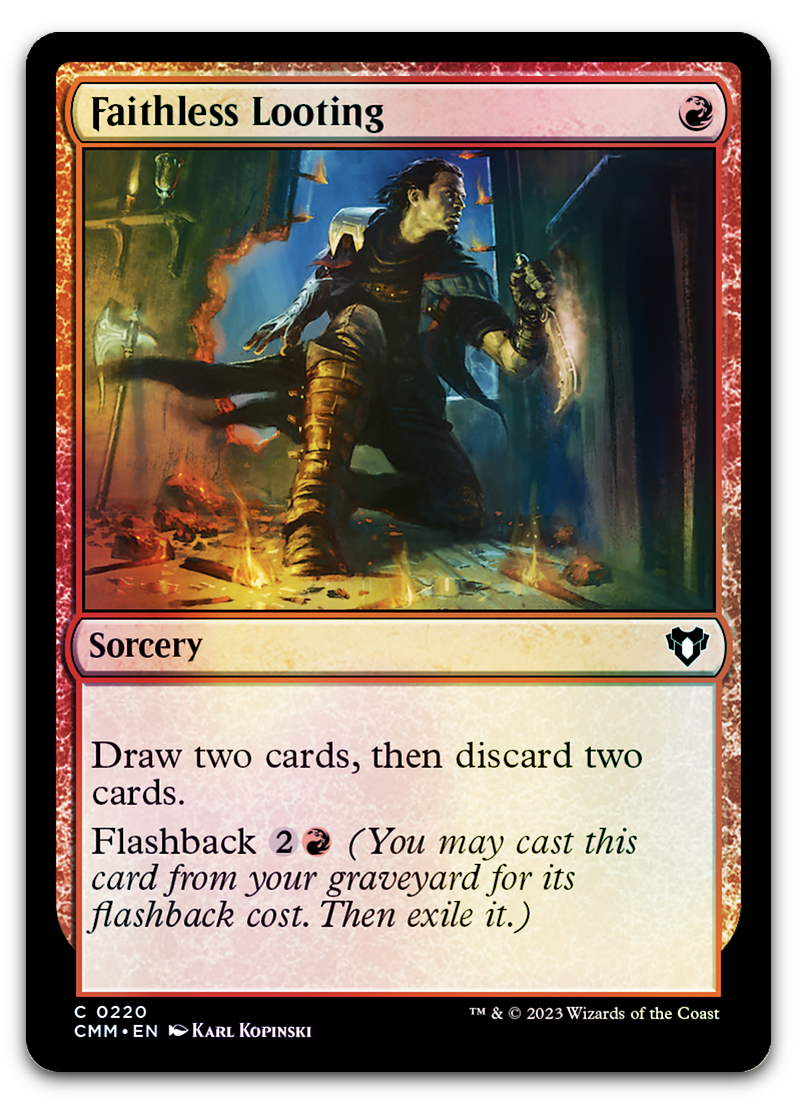 Faithless Looting (Commander Masters)