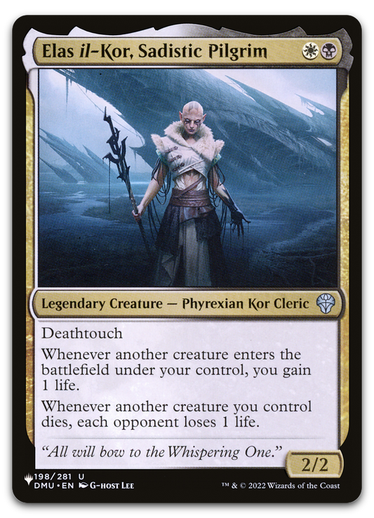 Elas il-Kor, Sadistic Pilgrim (The List Reprints)