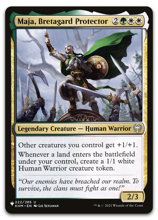 Maja, Bretagard Protector (The List Reprints)