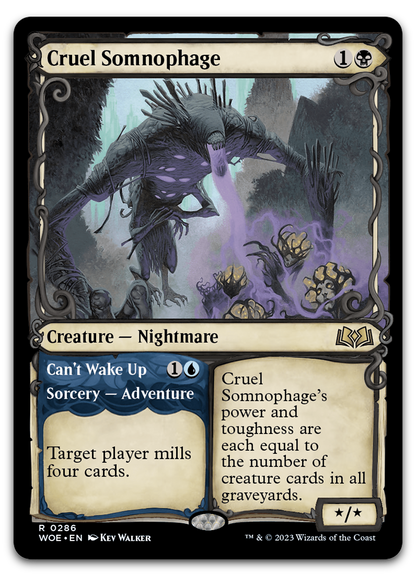 Cruel Somnophage (Showcase) (Wilds of Eldraine)