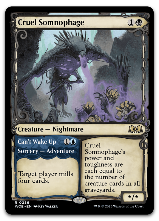 Cruel Somnophage (Showcase) (Wilds of Eldraine)