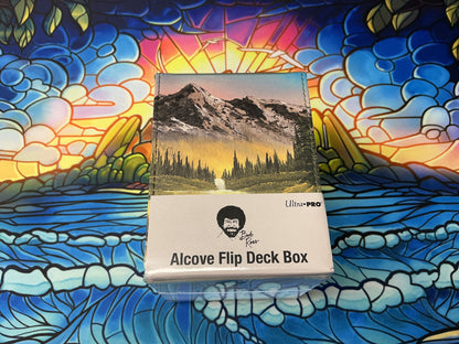 UltraPro Deckbox: Alcove Flip 100+ (Bob Ross Mountain Retreat)