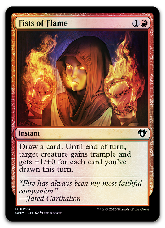Fists of Flame (Commander Masters)