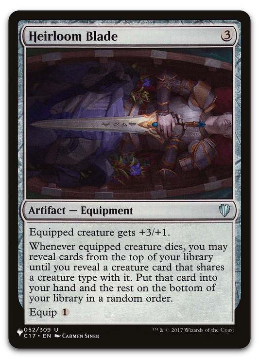 Heirloom Blade (The List Reprints)