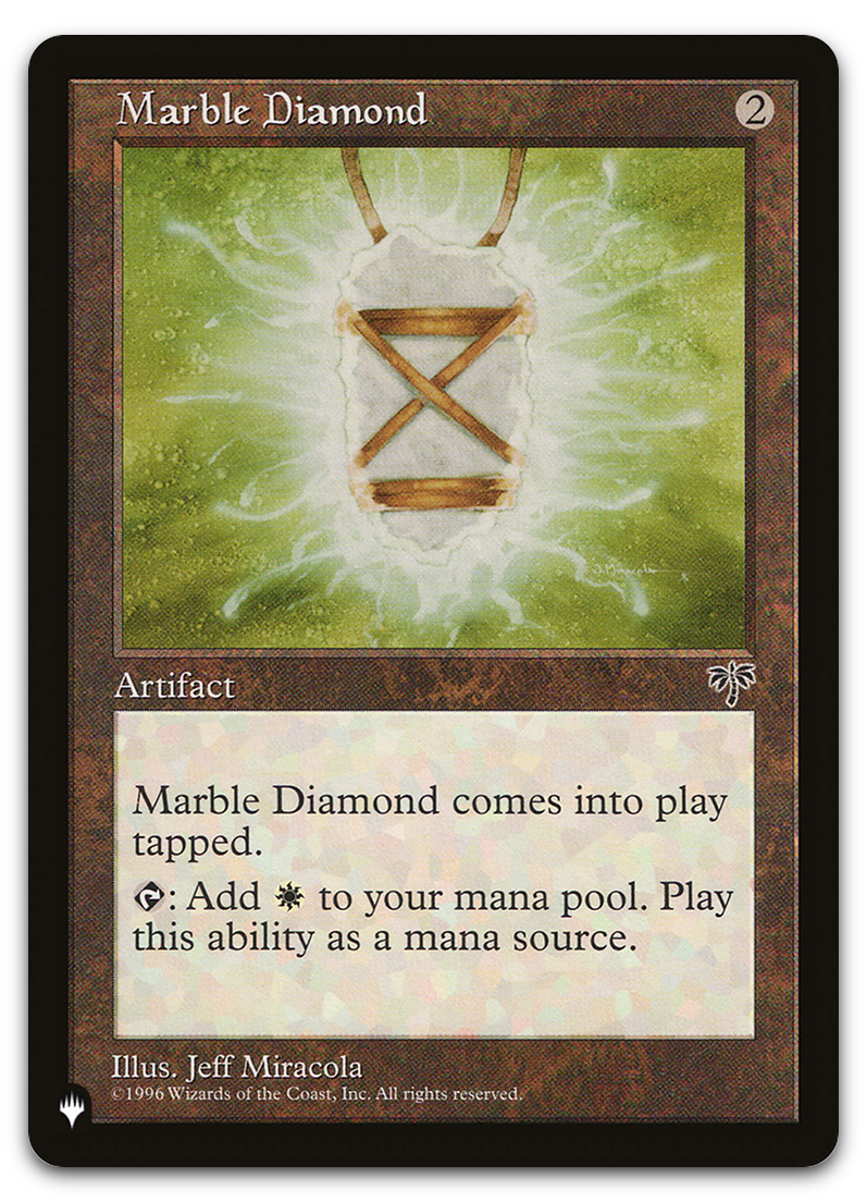 Marble Diamond (The List Reprints)