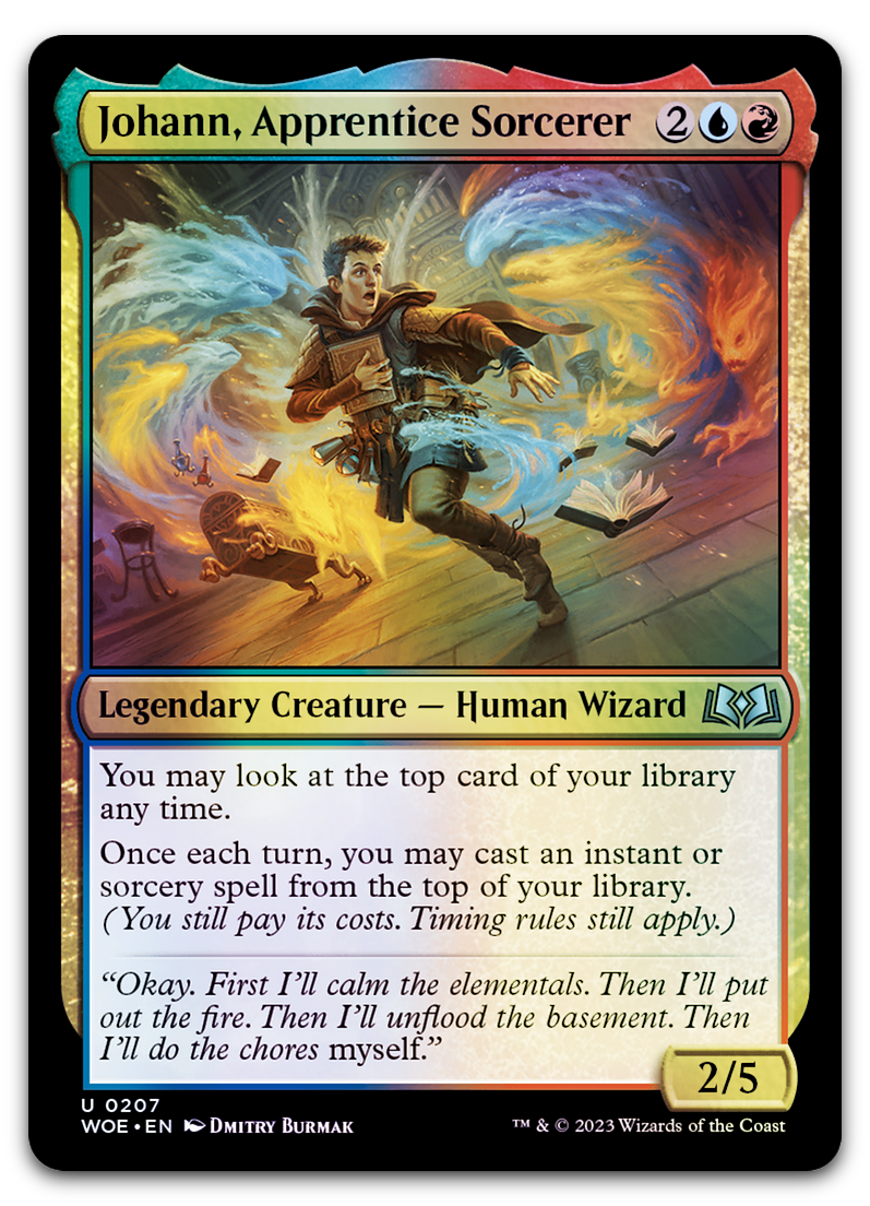 Johann, Apprentice Sorcerer (Wilds of Eldraine)