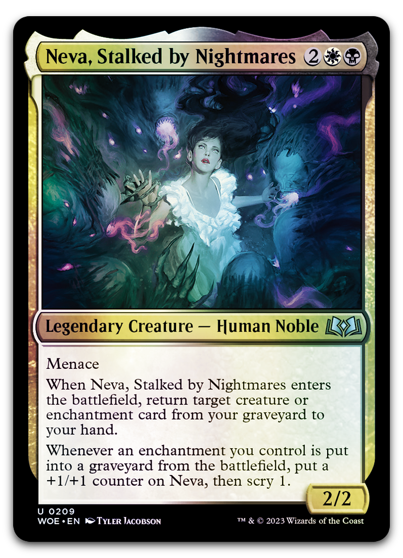Neva, Stalked by Nightmares (Wilds of Eldraine)