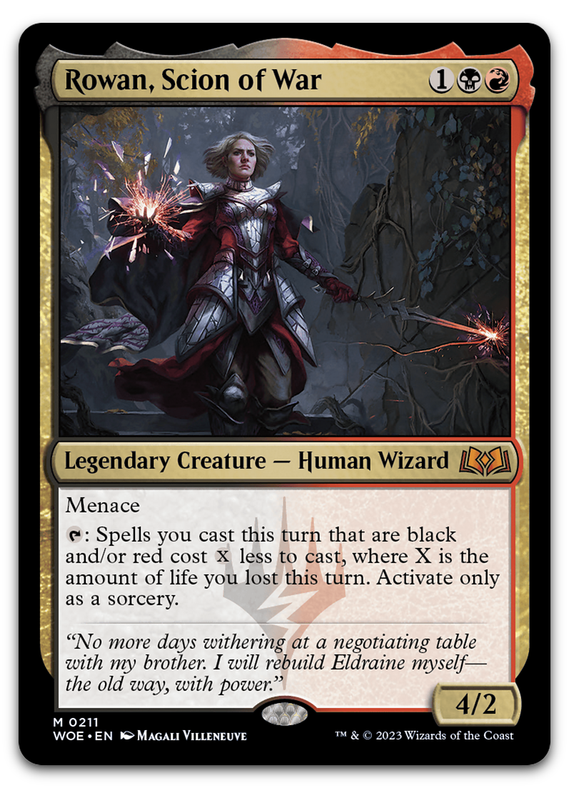 Rowan, Scion of War (Wilds of Eldraine)