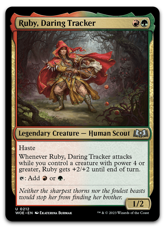 Ruby, Daring Tracker (Wilds of Eldraine)