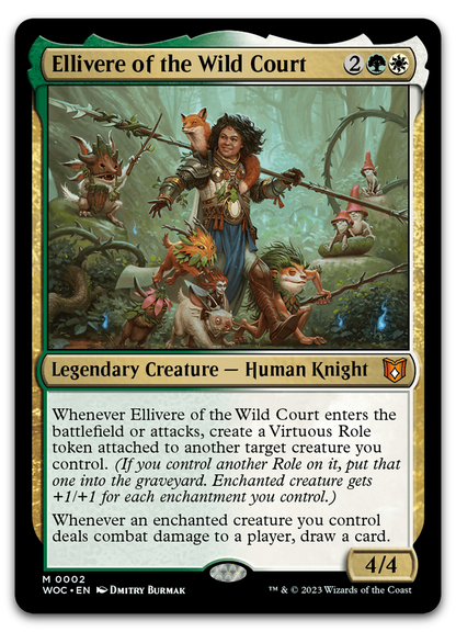 Ellivere of the Wild Court (Commander: Wilds of Eldraine)