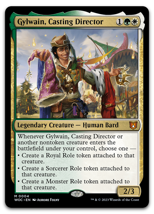 Gylwain, Casting Director (Commander: Wilds of Eldraine)