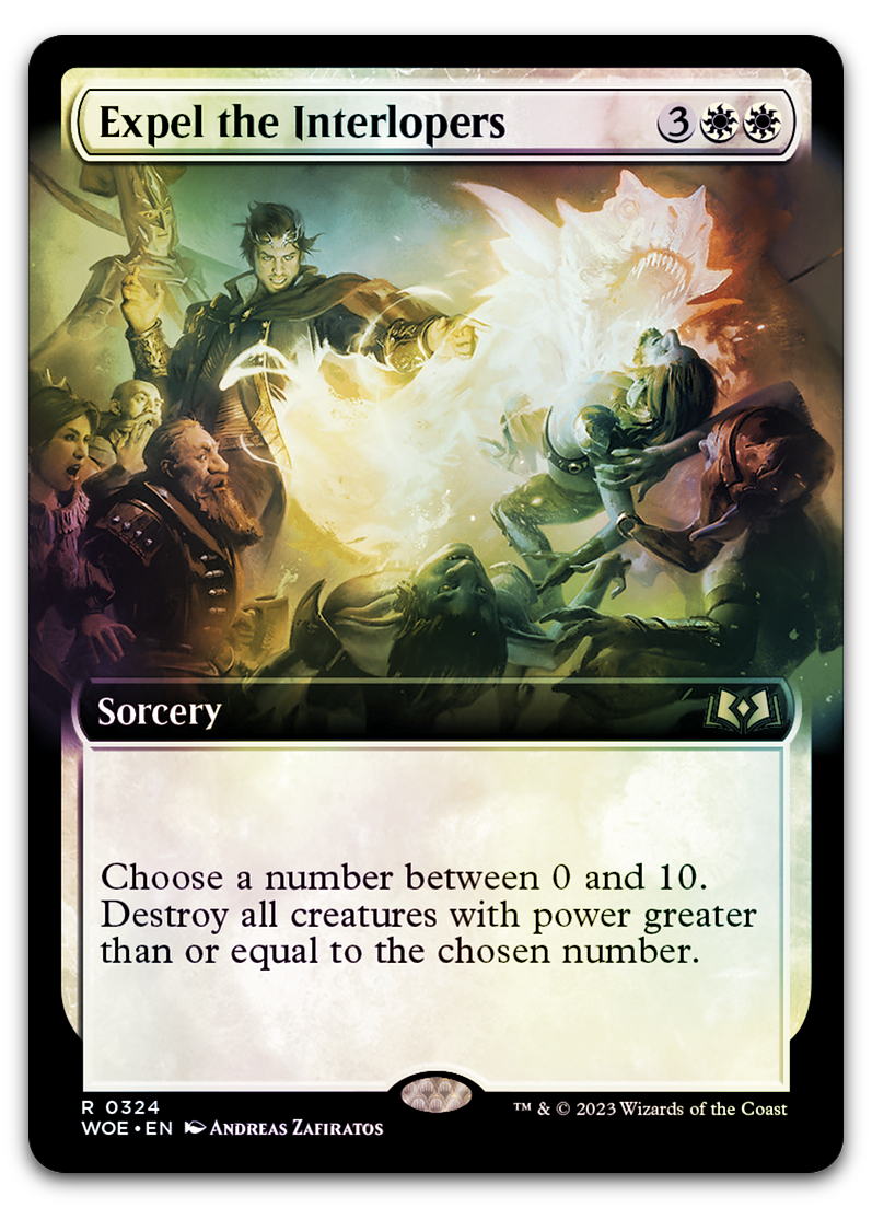 Expel the Interlopers (Extended Art) (Wilds of Eldraine)