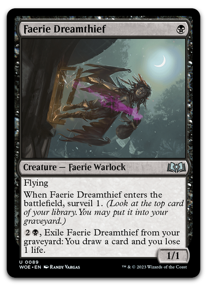 Faerie Dreamthief (Wilds of Eldraine)