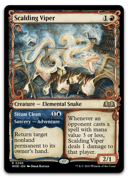 Scalding Viper (Showcase) (Wilds of Eldraine)