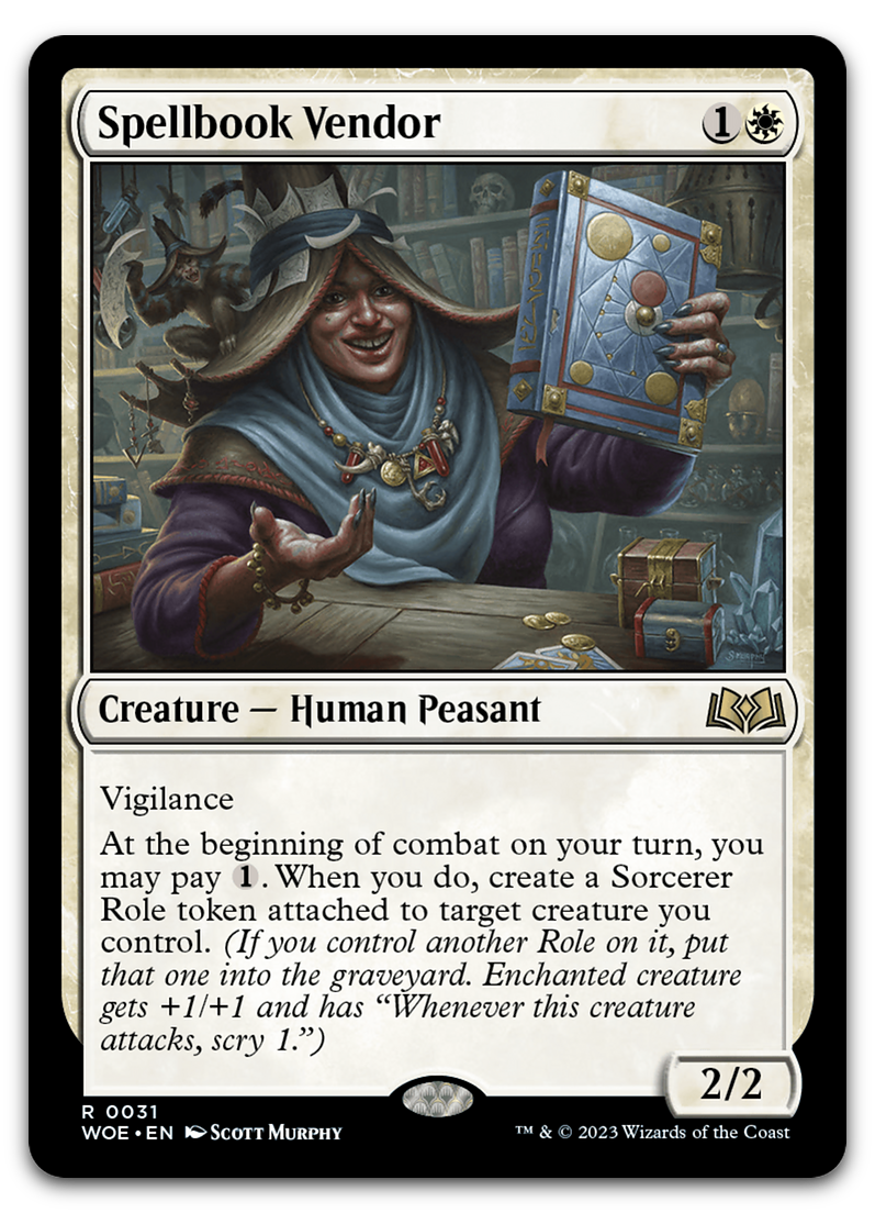 Spellbook Vendor (Wilds of Eldraine)
