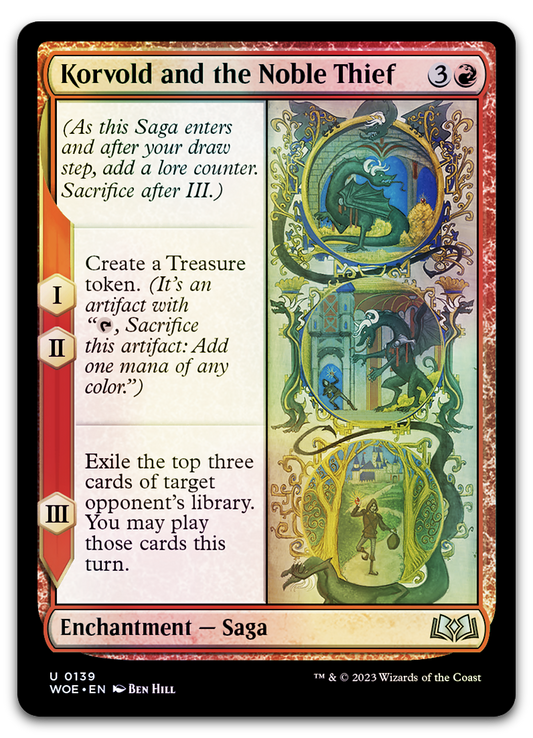 Korvold and the Noble Thief (Wilds of Eldraine)