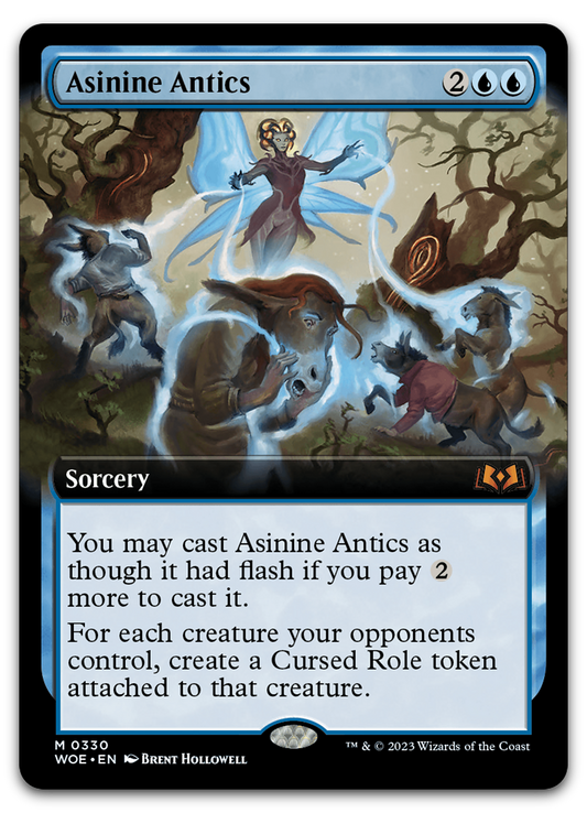 Asinine Antics (Extended Art) (Wilds of Eldraine)