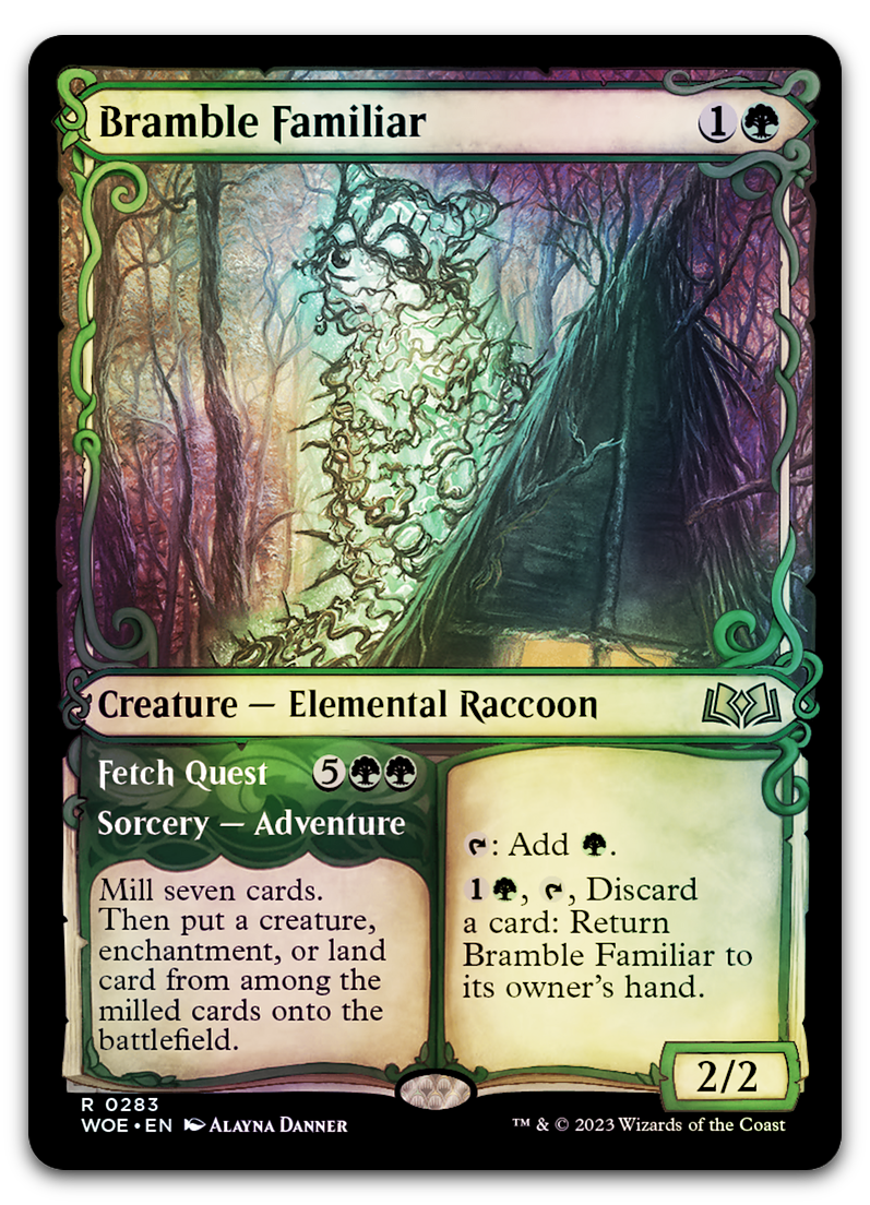 Bramble Familiar (Showcase) (Wilds of Eldraine)