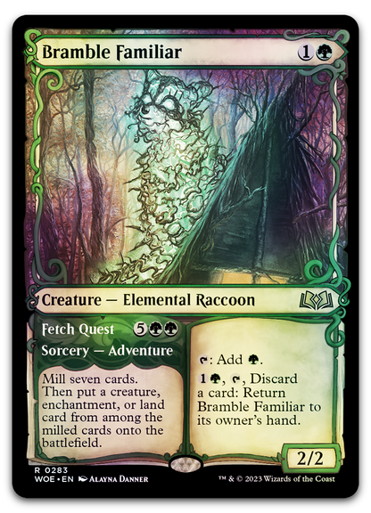Bramble Familiar (Showcase) (Wilds of Eldraine)