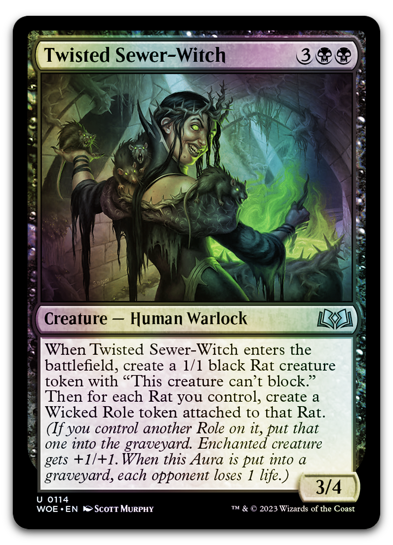 Twisted Sewer-Witch (Wilds of Eldraine)