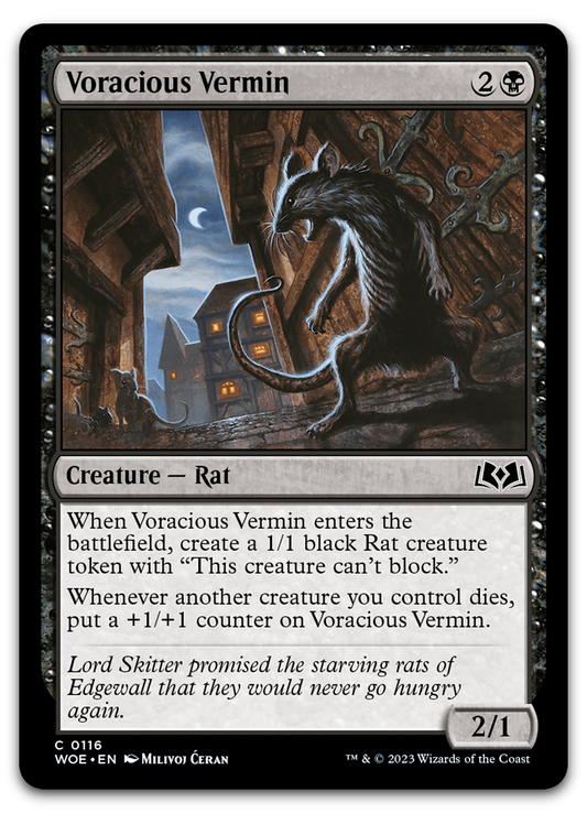 Voracious Vermin (Wilds of Eldraine)