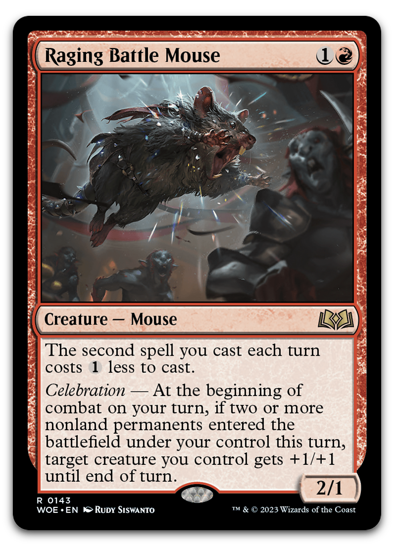 Raging Battle Mouse (Wilds of Eldraine)