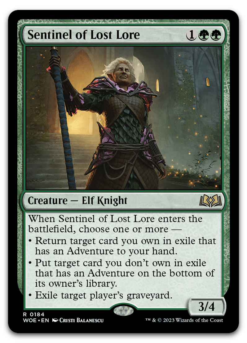 Sentinel of Lost Lore (Wilds of Eldraine)
