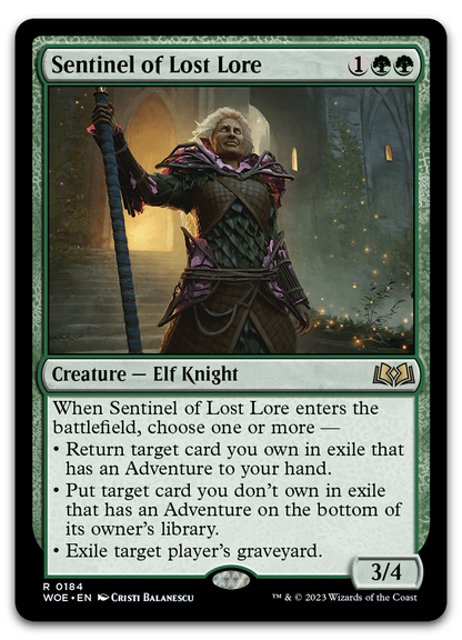 Sentinel of Lost Lore (Wilds of Eldraine)