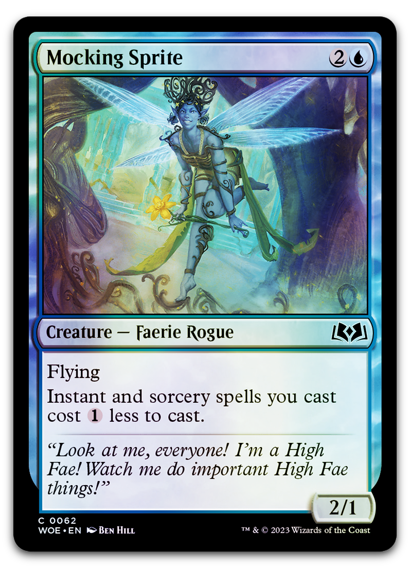Mocking Sprite (Wilds of Eldraine)