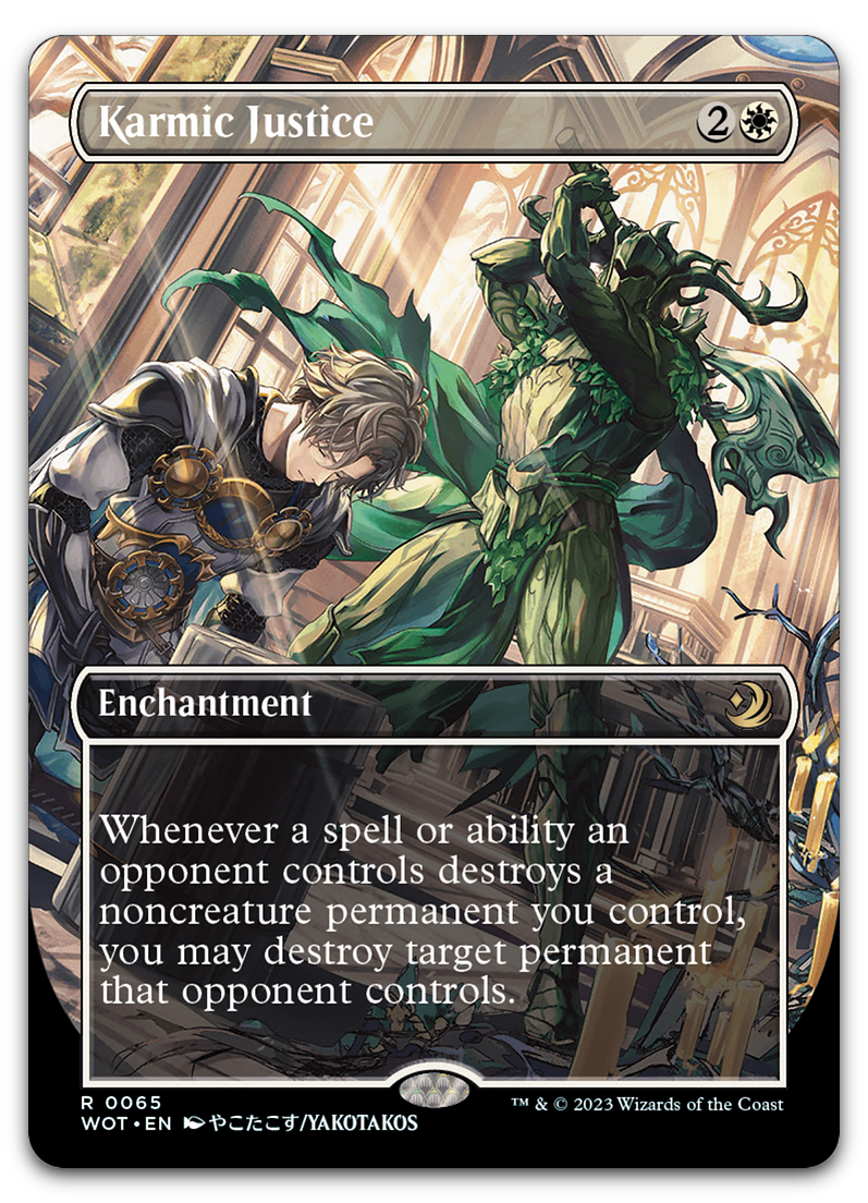 Karmic Justice (Anime Borderless) (Wilds of Eldraine: Enchanting Tales)