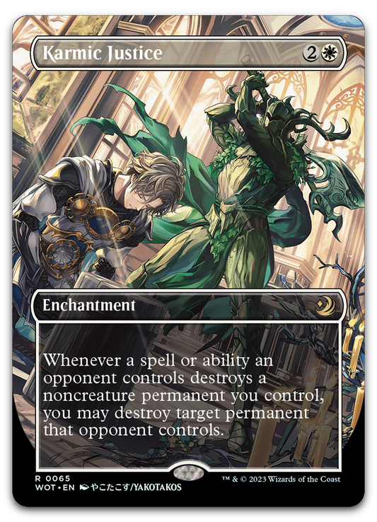 Karmic Justice (Anime Borderless) (Wilds of Eldraine: Enchanting Tales)