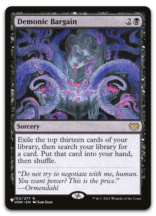 Demonic Bargain (The List Reprints)